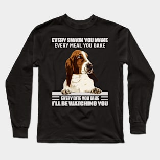 Every Meal You Bake Basset Chronicles, Tee Talk Triumph Extravaganza Long Sleeve T-Shirt